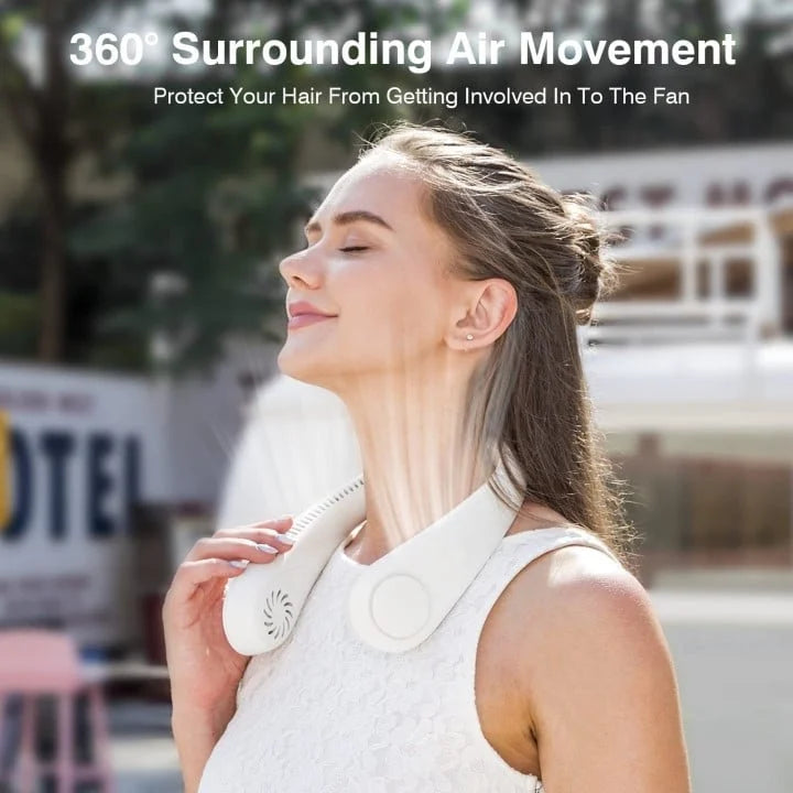 Portable Neck Fan Hands Free Bladeless Fan