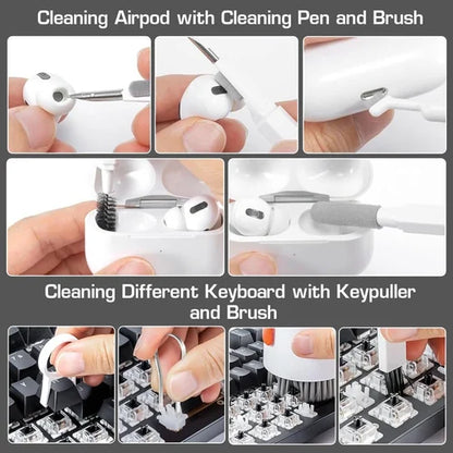 20-in-1 Multi-Functional Cleaning Kit for Earphones for Computers, Laptops, Mobiles, Gaming