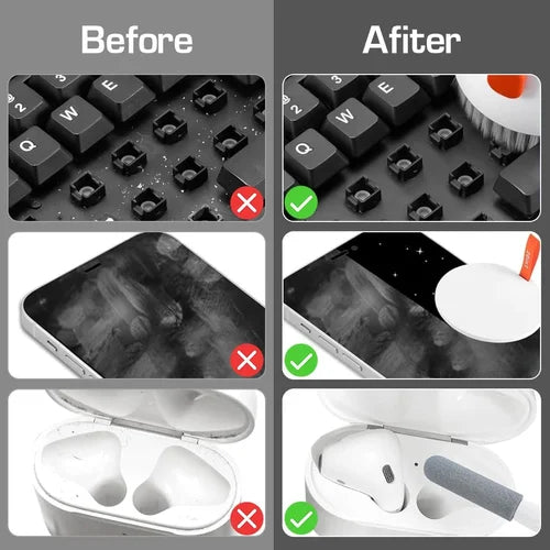 20-in-1 Multi-Functional Cleaning Kit for Earphones for Computers, Laptops, Mobiles, Gaming