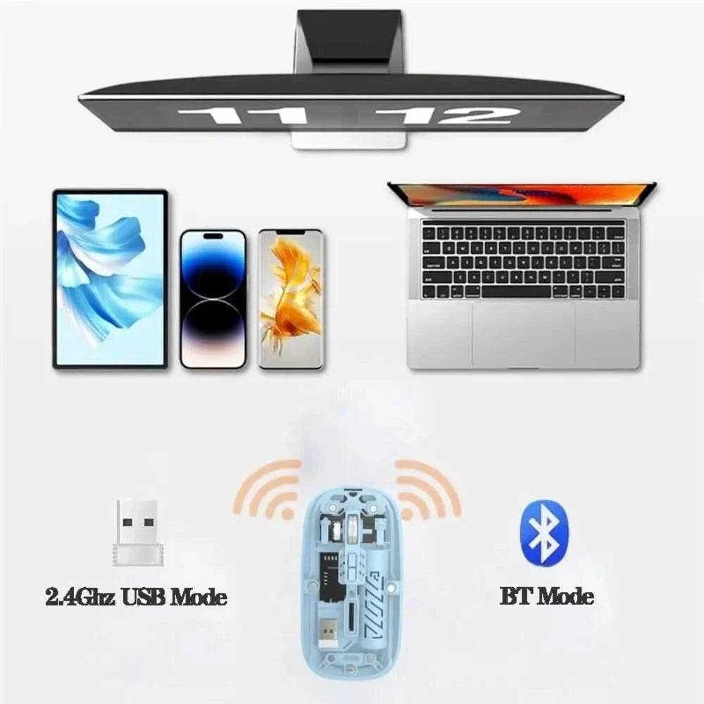 MD-139 Wireless Mouse with Transparent Cover