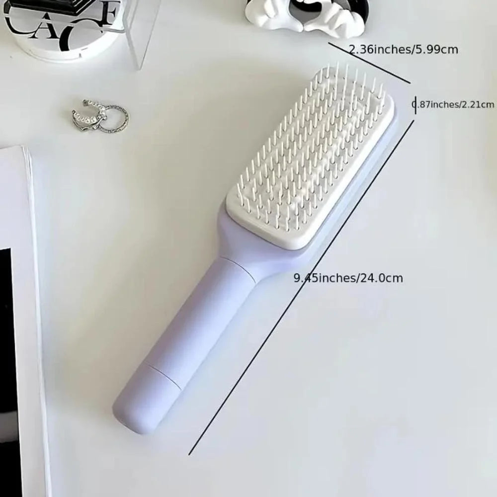 4 In 1 Self Cleaning Hair Brush✨