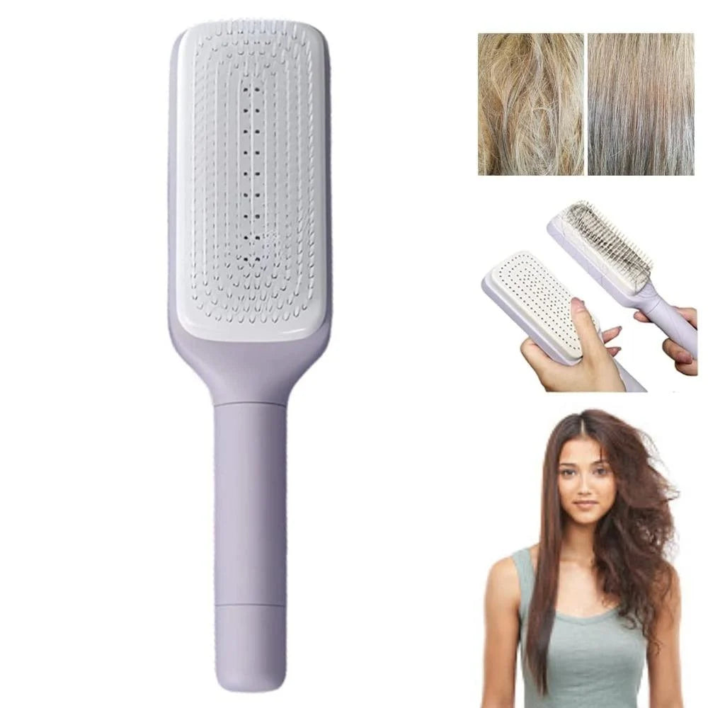 4 In 1 Self Cleaning Hair Brush✨