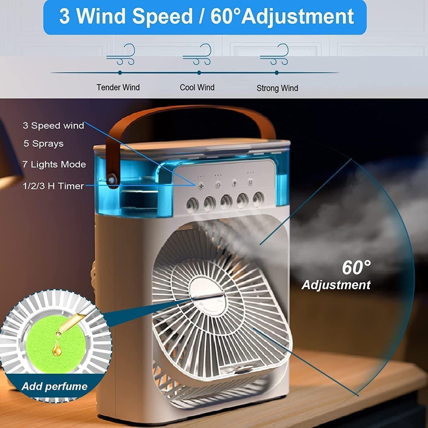 Portable Air Cooler Fan