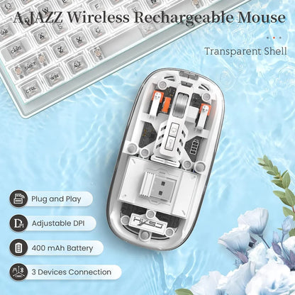 MD-139 Wireless Mouse with Transparent Cover