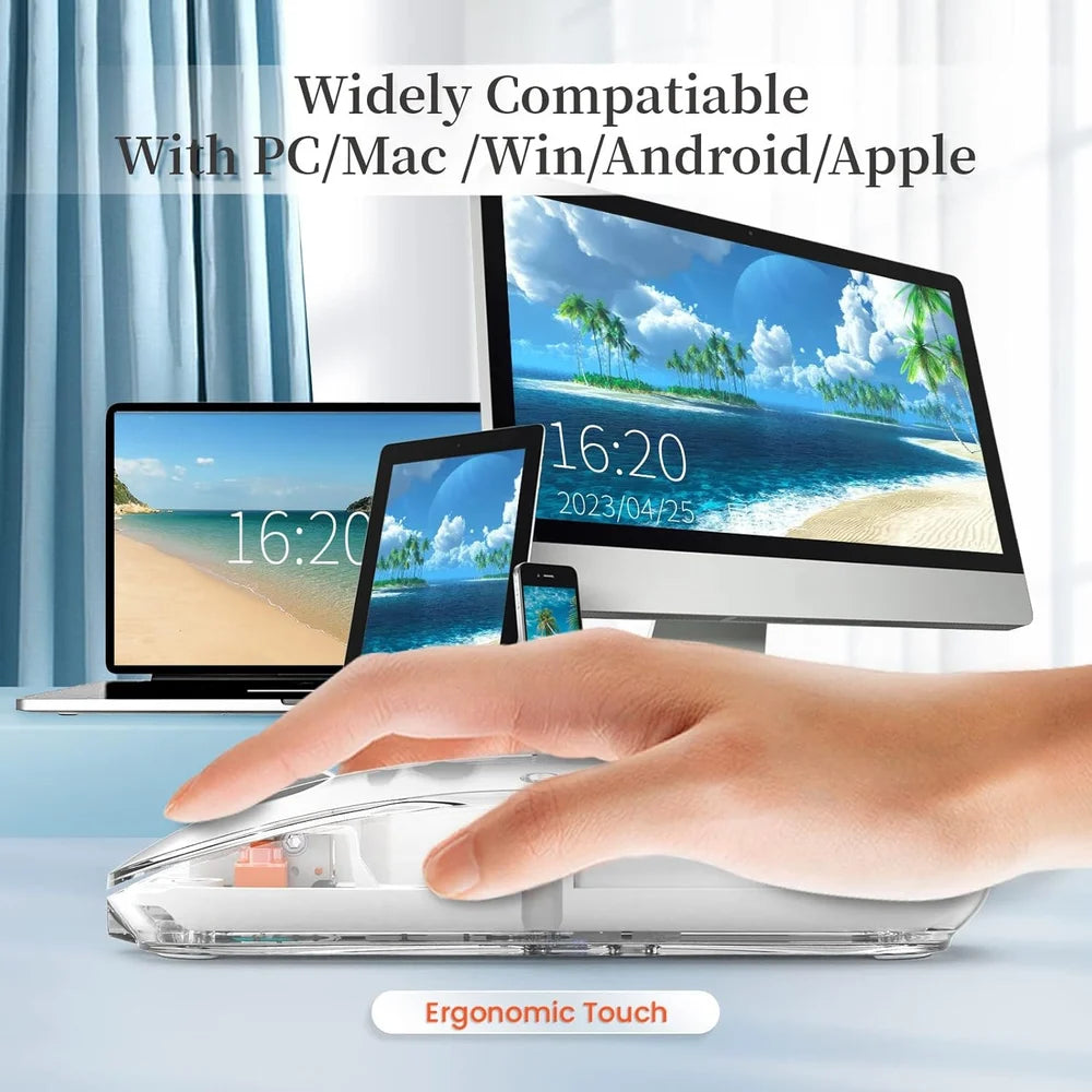 MD-139 Wireless Mouse with Transparent Cover