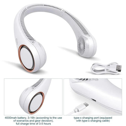 Portable Neck Fan Hands Free Bladeless Fan