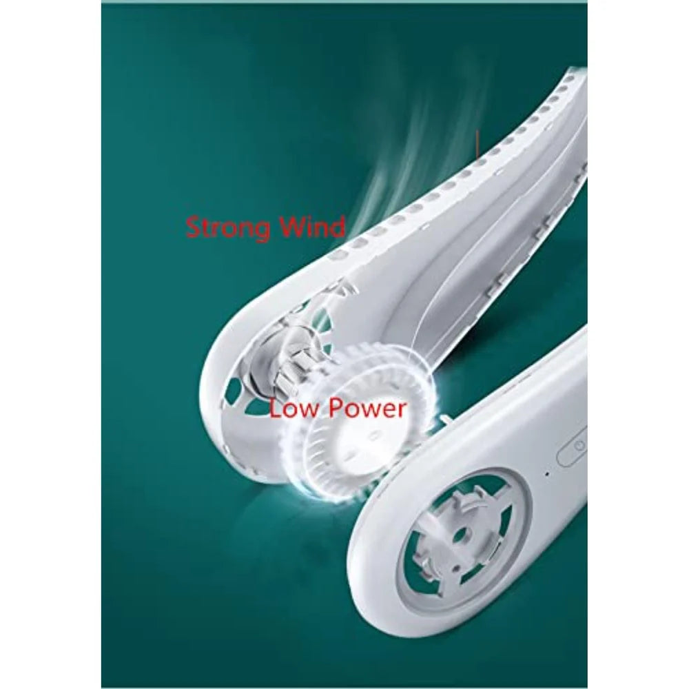 Portable Neck Fan Hands Free Bladeless Fan